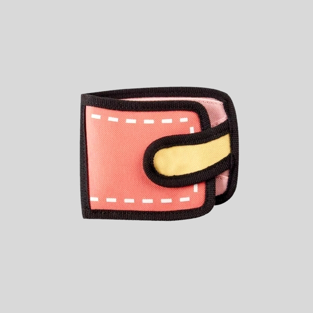 2D-looking wallet