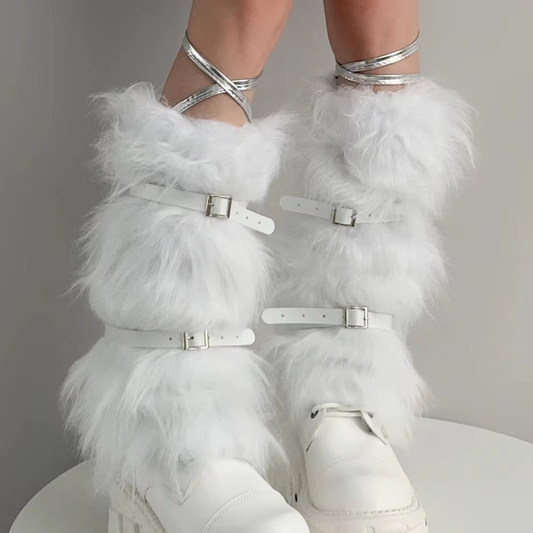 Fur Boot Sleeves Leg Covers