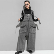 Edgy Oversized Overalls