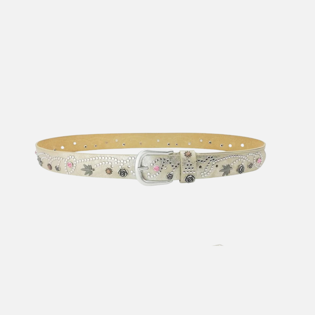 Flowers Leather Belts