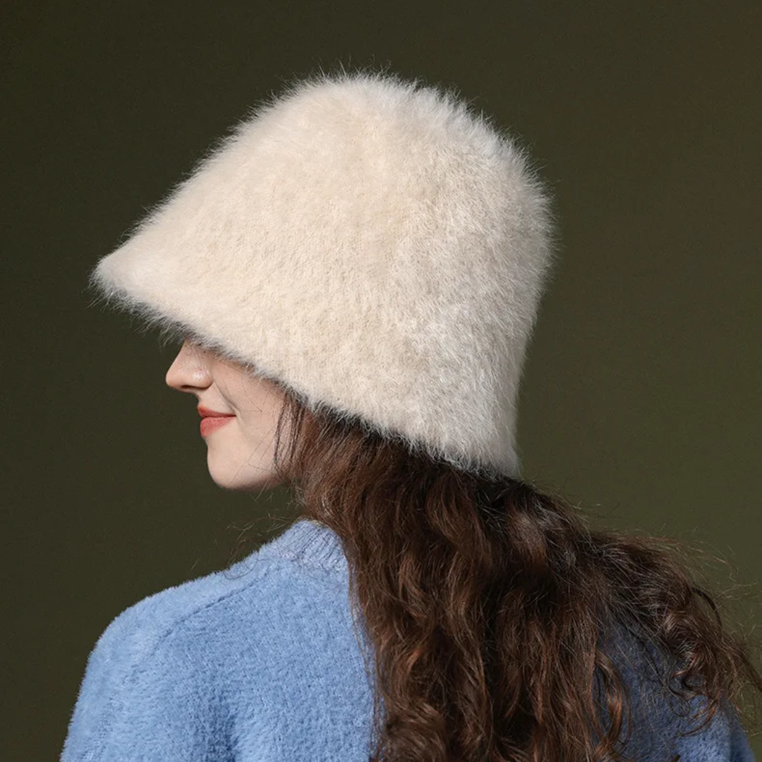 Rabbit Gradient Fur Hat