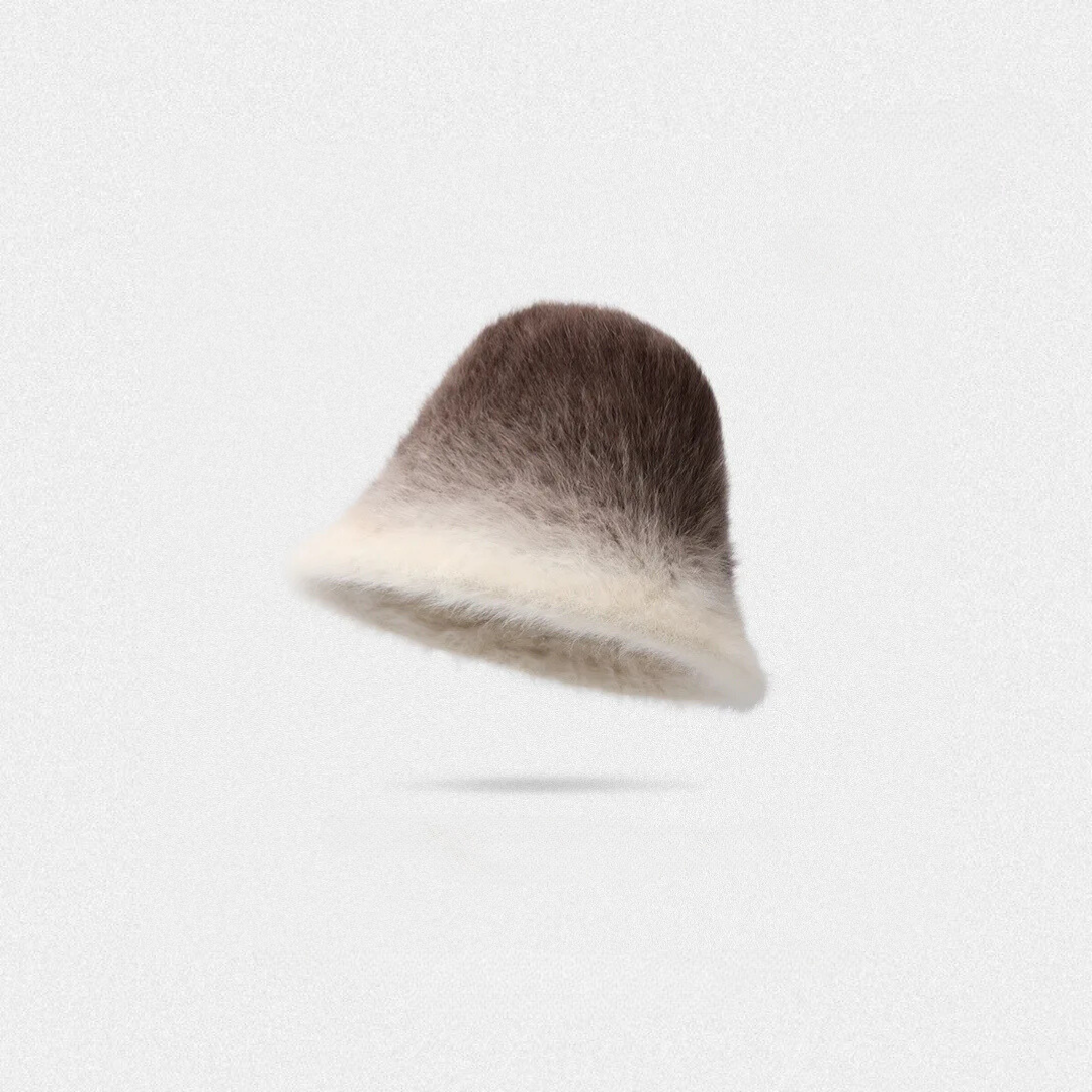 Rabbit Gradient Fur Hat