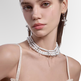 Pearl choker necklace