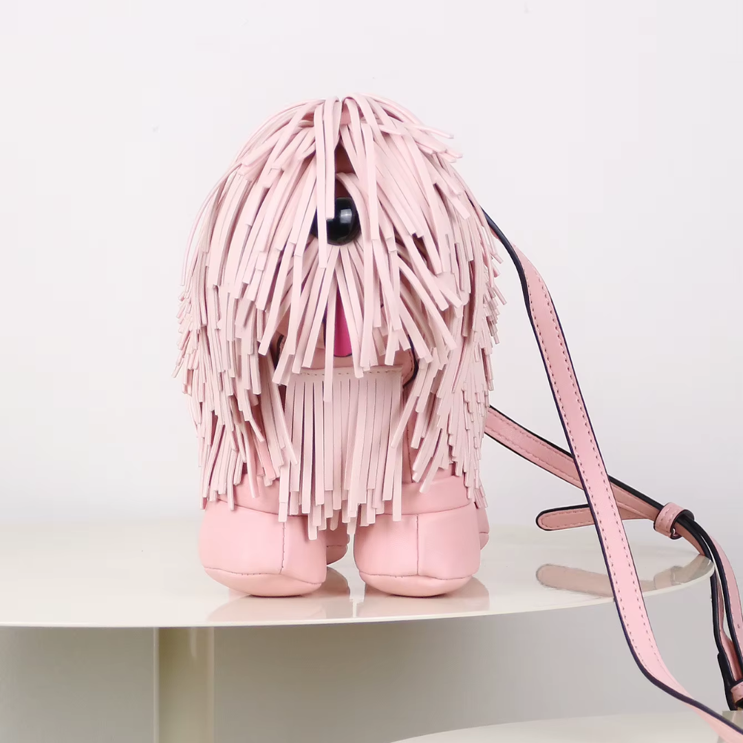 3D Fringe Dog Bag