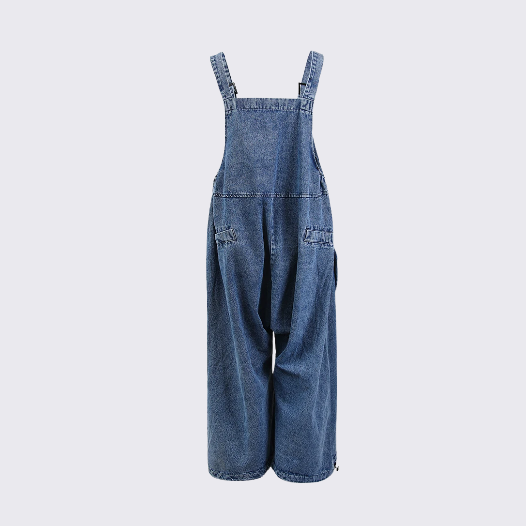 Edgy Oversized Overalls