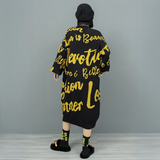 Typography Sweater Dress