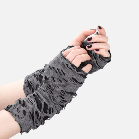 Ripped Hole Gloves